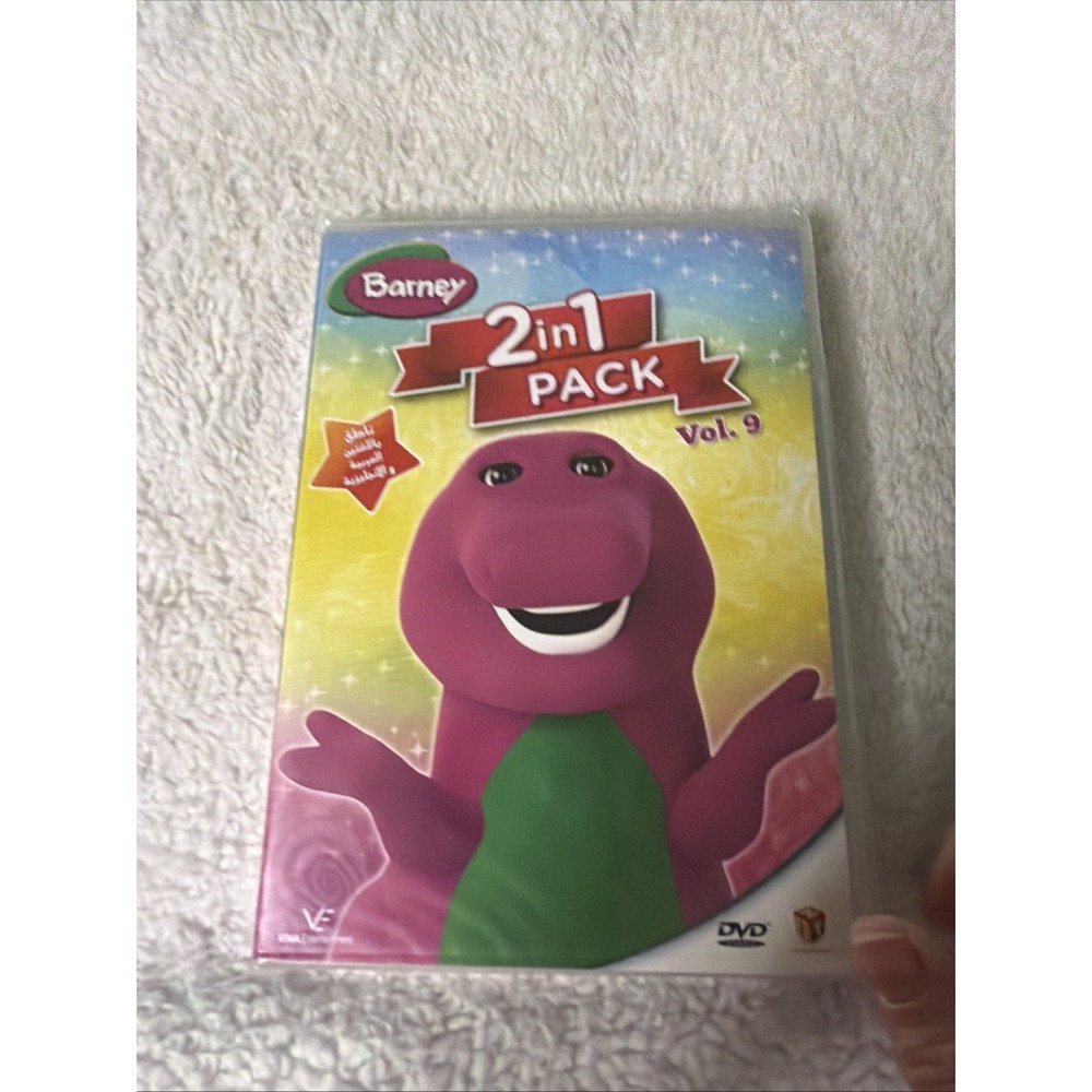 Barney 2-in-1 Pack Vol 9 Halloween Party Fairy Tales DVD R2 Rare OOP New Sealed
